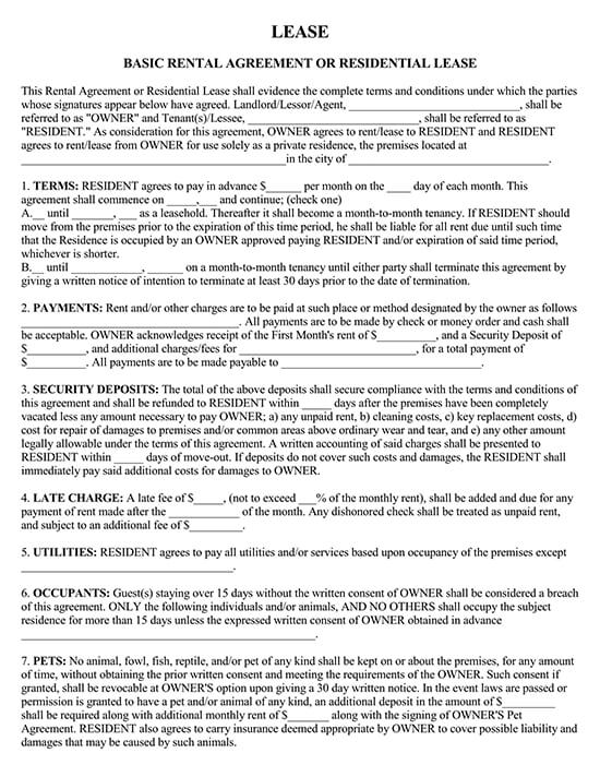 Home Rental Termination Letter Template PDF Format