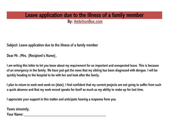 leave application letter pdf 01