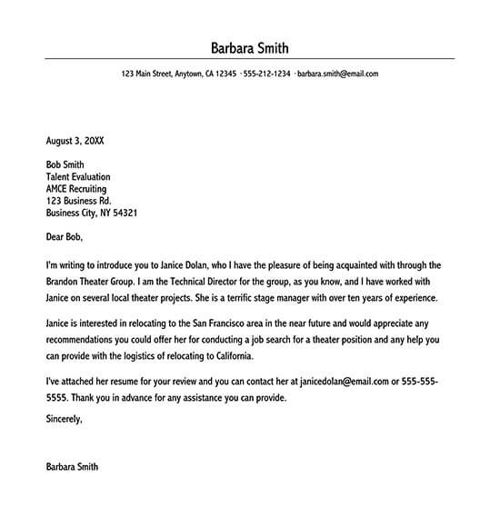 Letter self to clients introduction Sample Letter