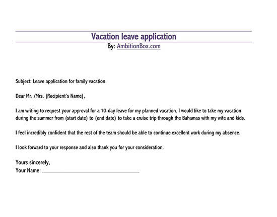 application letter for leave travel allowance