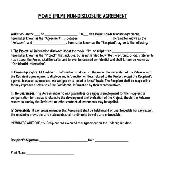 how to write a non disclosure agreement 01