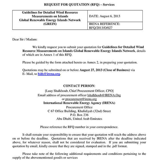 angebot brief Probe pdf