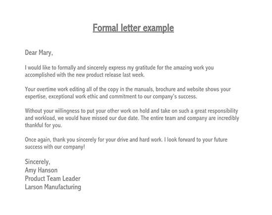 appreciation letter to employee