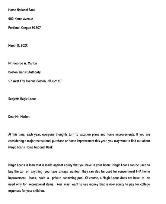 Write a Killing Sales Letter Word 06 Page 1 characteristics of sales letter