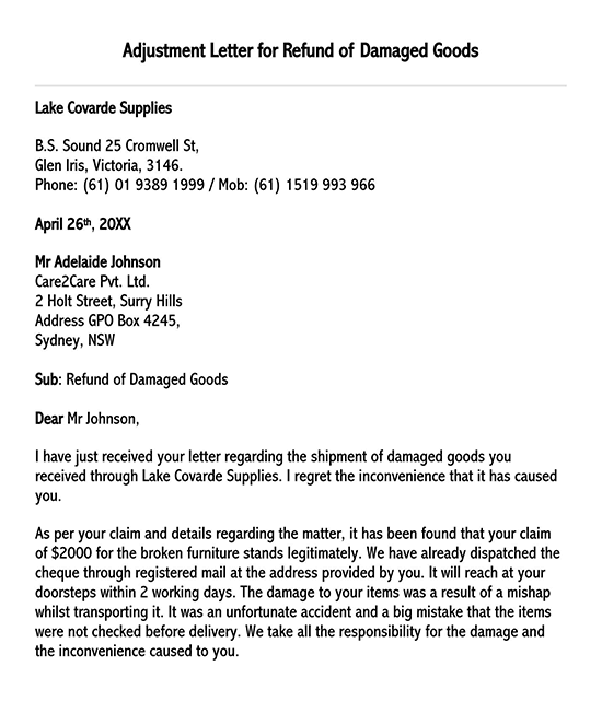 complaint and adjustment letter pdf 01