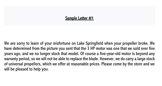 complaint and adjustment letter example 02