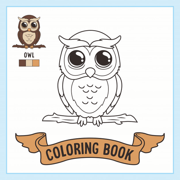owl-coloring-pages-book-animals