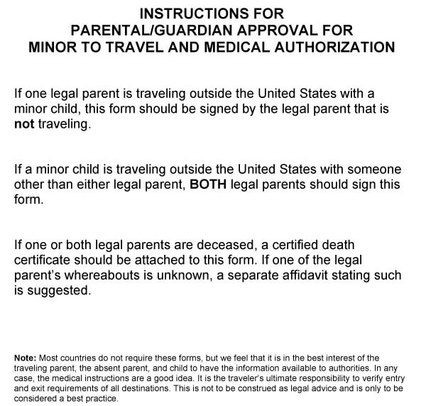 Child Medical Consent Form 02