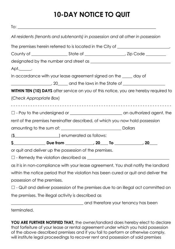 10-Day-Eviction-Notice-to-Quit-Form_
