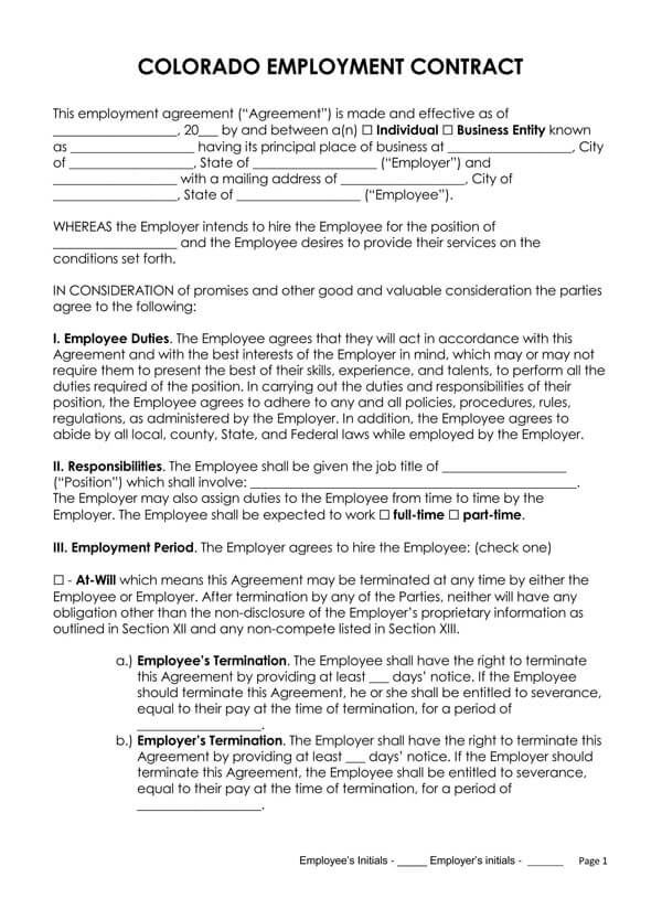Colorado-Employment-Contract_