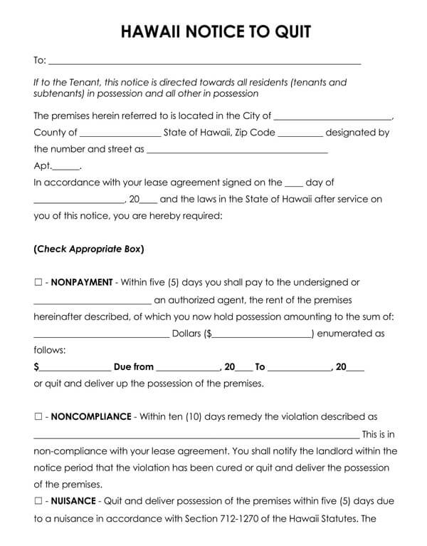 Hawaii-Eviction-Notice-to-Quit-Form