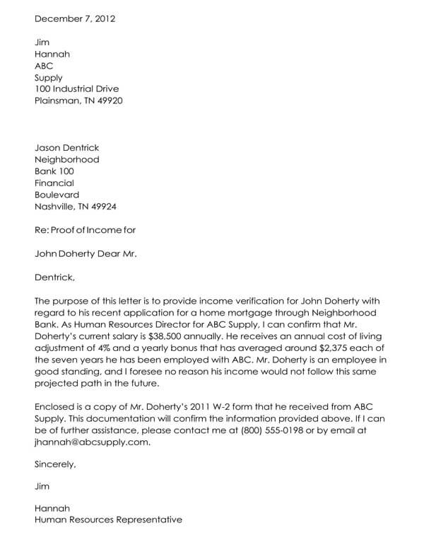 Income Verification Request Letter 19 Income-Verification-Request-Letter-19_