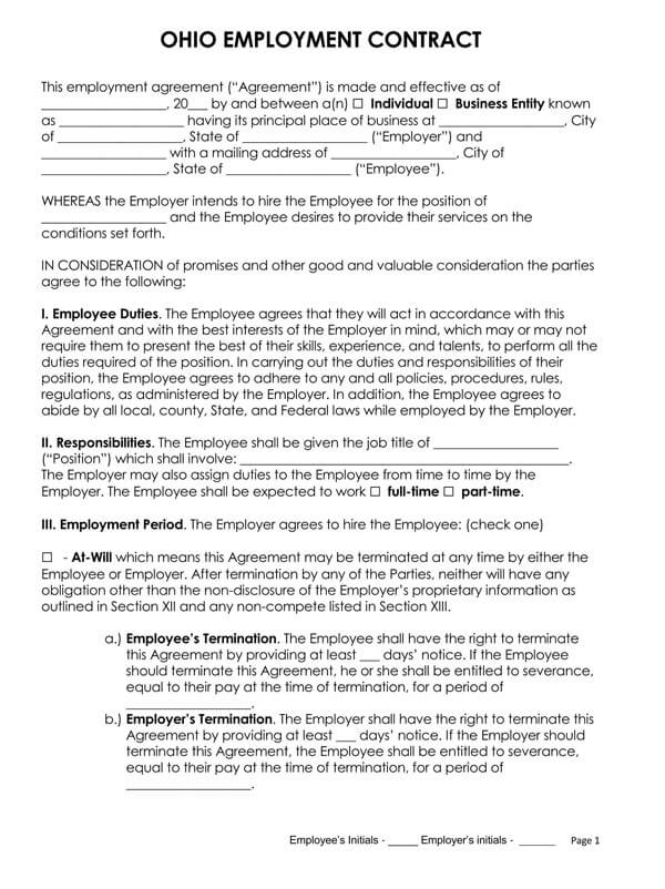 Ohio-Employment-Contract_