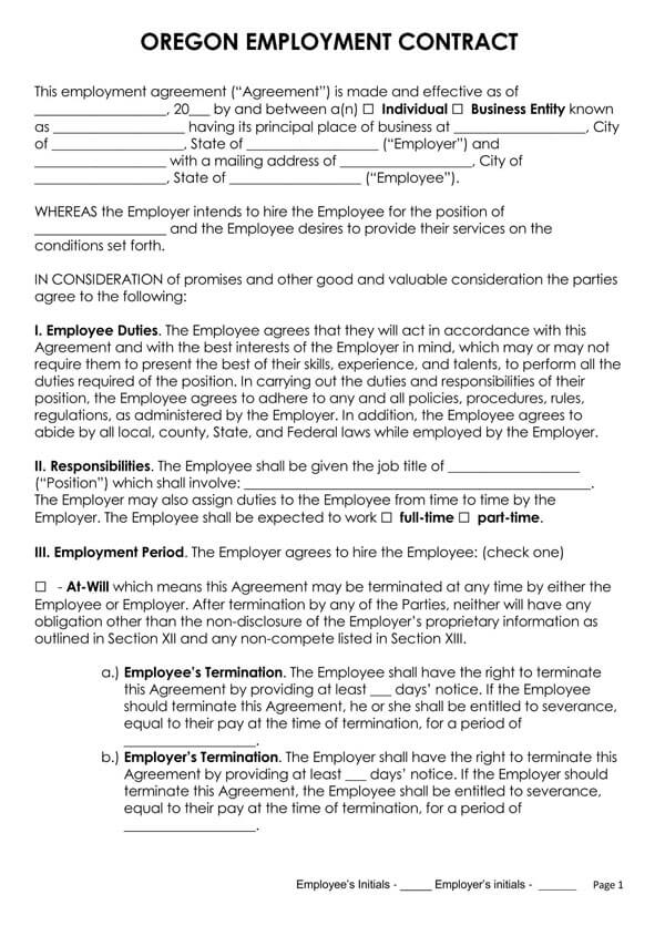 Oregon-Employment-Contract_