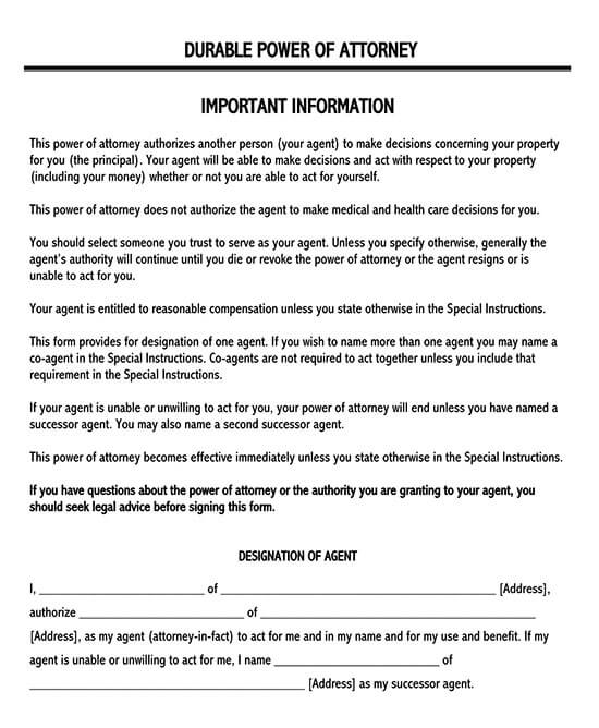 power of attorney sample letter pdf 06