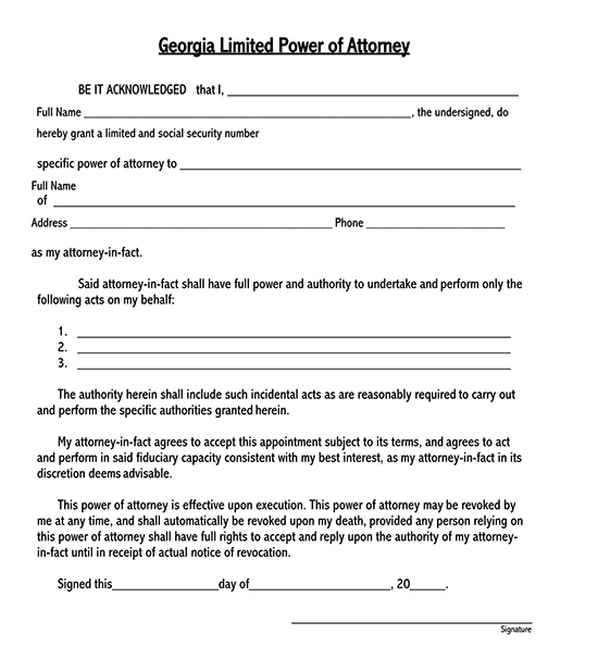 special power of attorney form download free 01