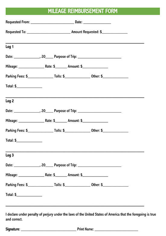 irs mileage form 2020