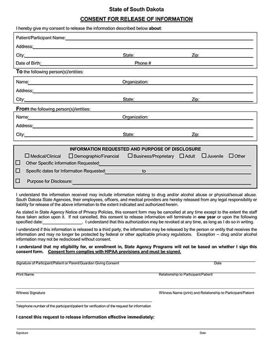 authorization to release medical records form sample 05