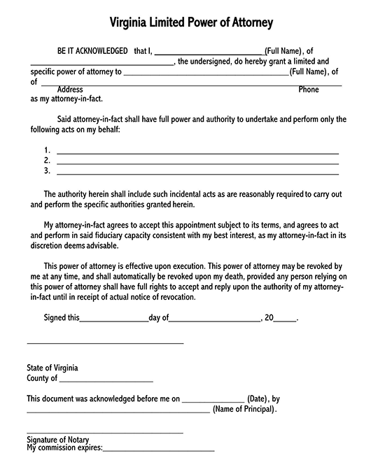 special power of attorney form download free 06
