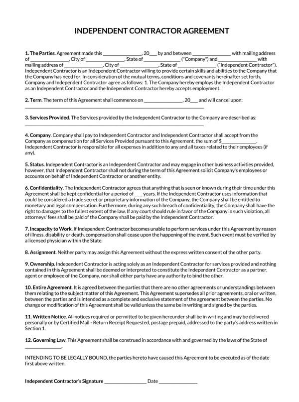 1-Page-Independent-Contractor-Agreement_