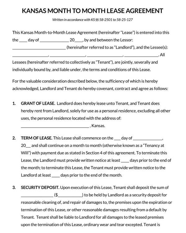 Kansas-Month-to-Month-Lease-Agreement-Template_