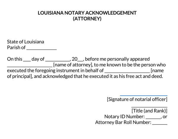 Louisiana-Attorney-Notary-Acknowledgement-Form_
