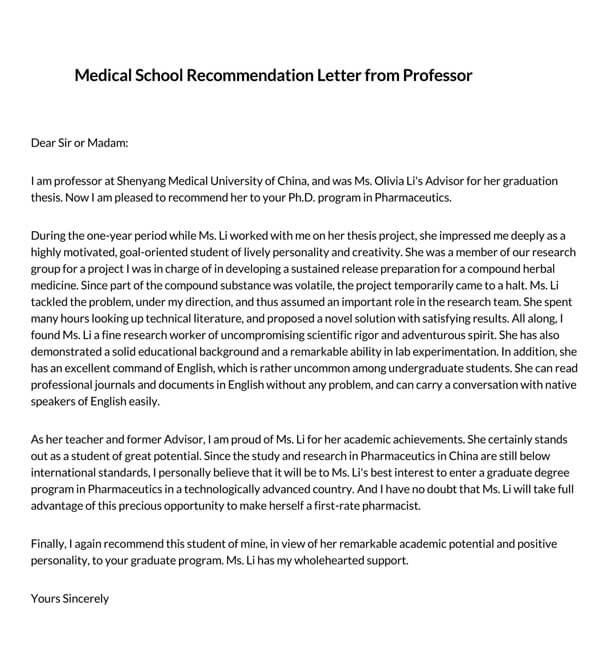 Medical-School-Recommendation-Letter-from-Professor_