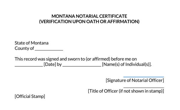 Montana-Verification-Upon-Oath-Or-Affirmation_