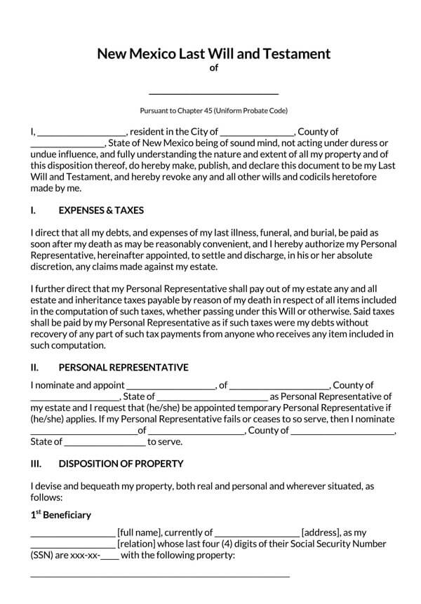 New-Mexico-Last-Will-and-Testament-Template_
