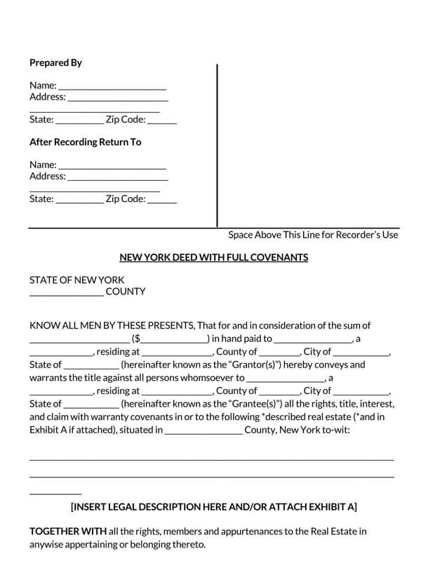 New-York-Deed-with-Full-Covenants_
