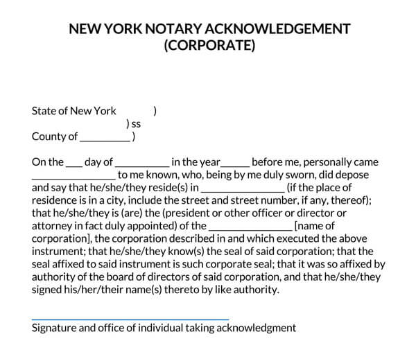 New-York-Notary-Acknowledgement-Corporate_
