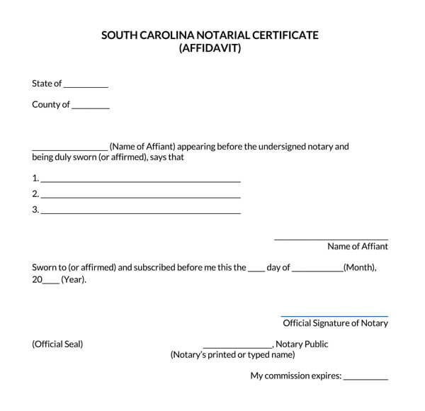 South-Carolina-Notarial-Certificate-Affidavit_
