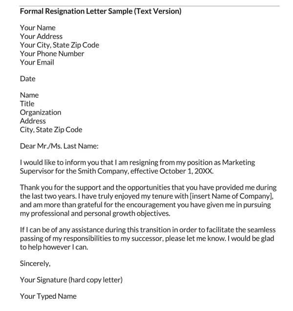 Formal-Resignation-Letter-Sample