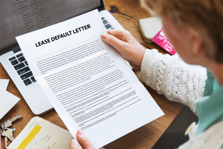 Lease Default Letter