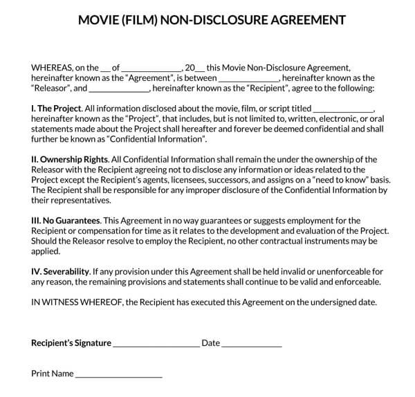 Movie-Film-Non-Disclosure-Agreement-NDA-Template_