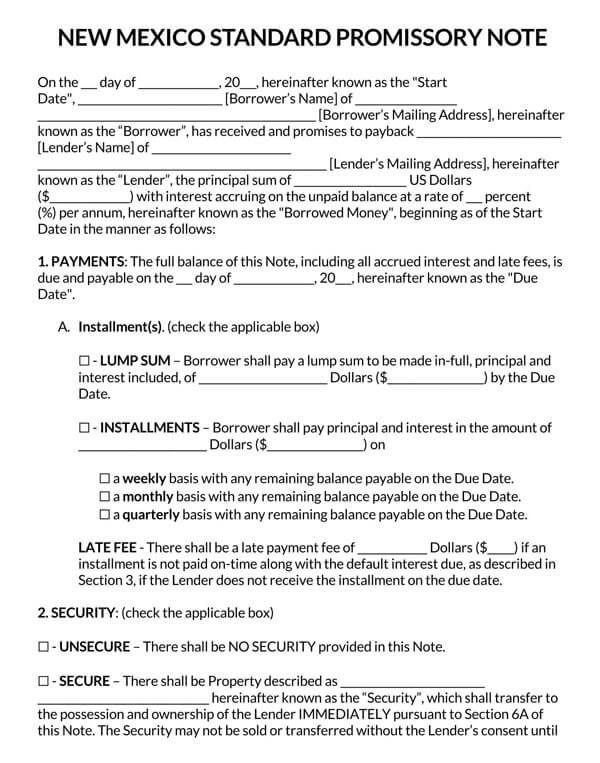 New-Mexico-Standard-Promissory-Note-Template_