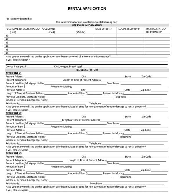 South-Dakota-Rental-Application-Form