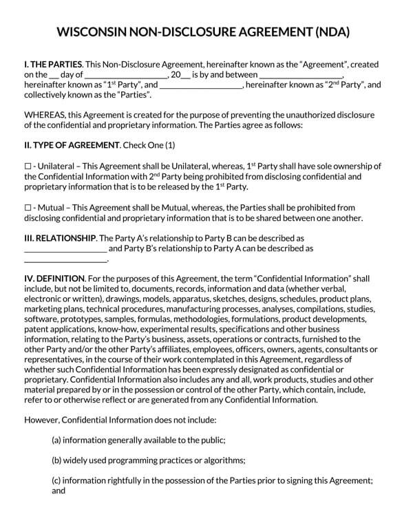 Wisconsin-Non-Disclosure-Agreement-Template_