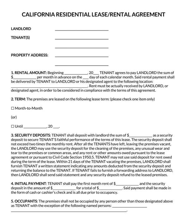 California-Standard-Residential-Lease-Agreement_