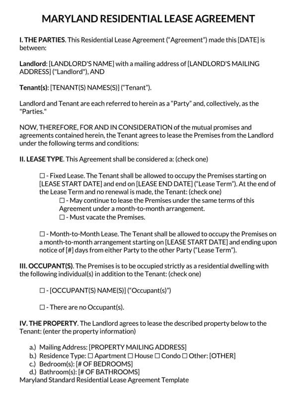 Maryland-Standard-Residential-Lease-Agreement-Template_