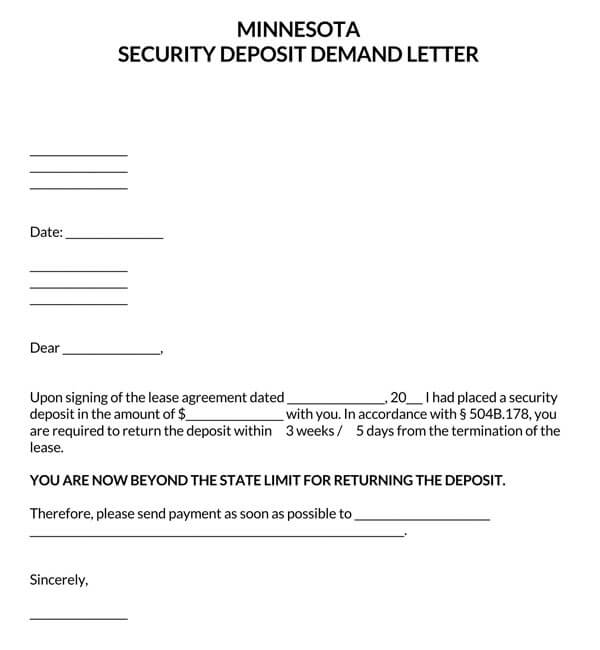 Minnesota-Security-Deposit-Demand-Letter