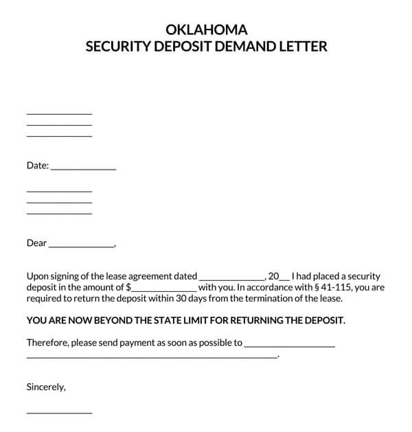 Oklahoma-Security-Deposit-Demand-Letter