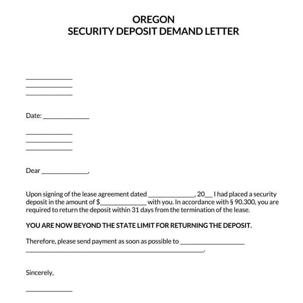 Oregon-Security-Deposit-Demand-Letter