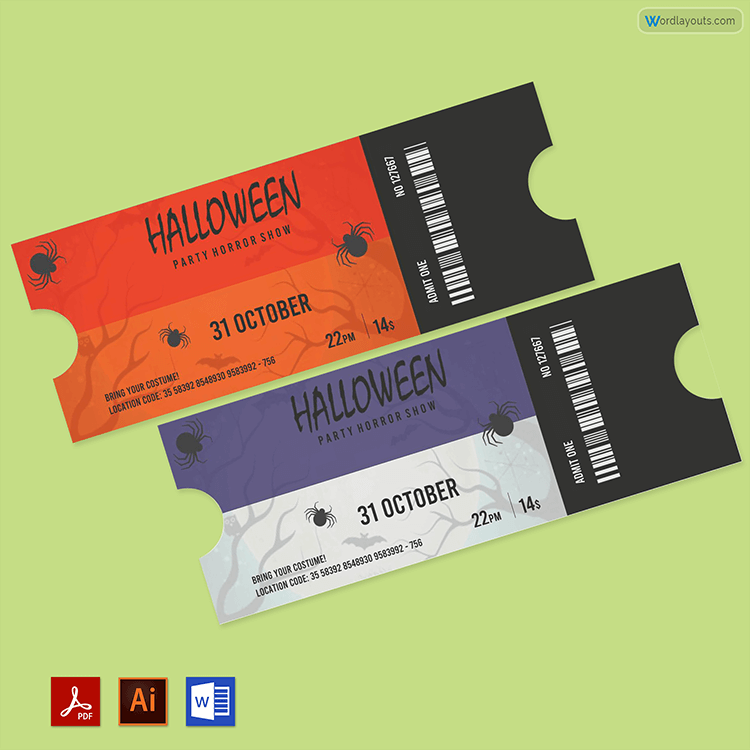 Halloween Party ticket free