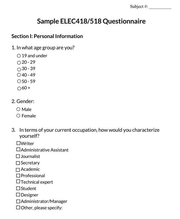 Questionnaire-Template-09