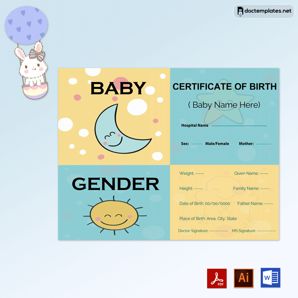 Free Printable Birth Certificate