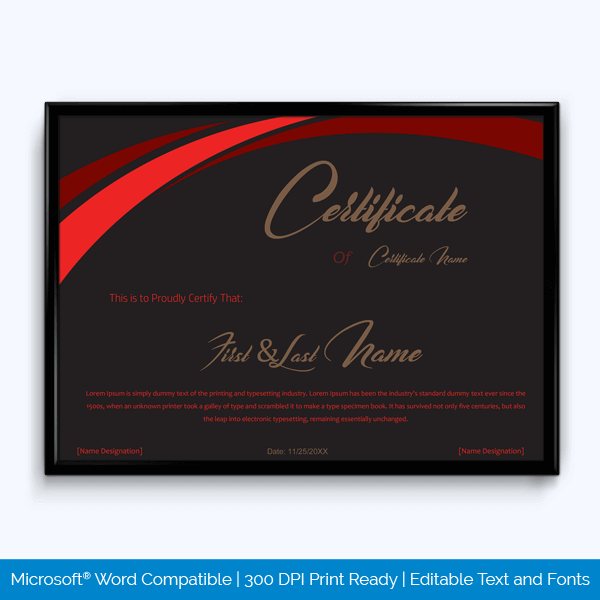 Free Diploma Award Certificate