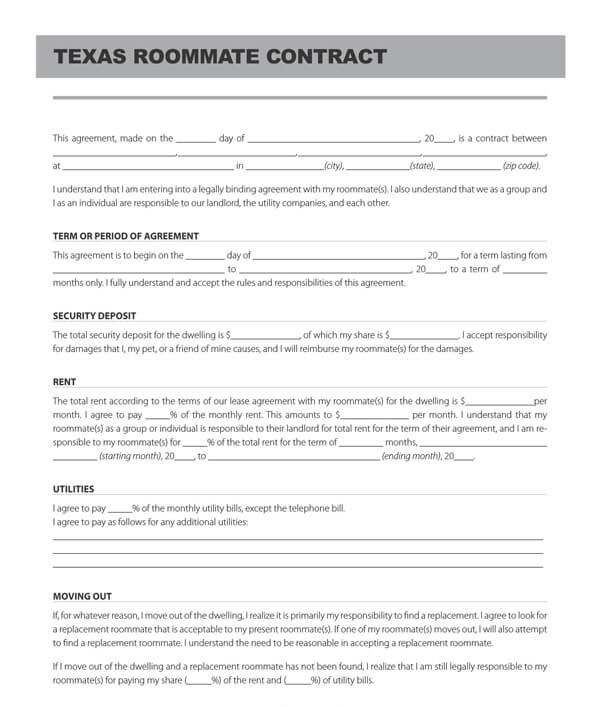 Texas-Roommate-Agreement-Form_