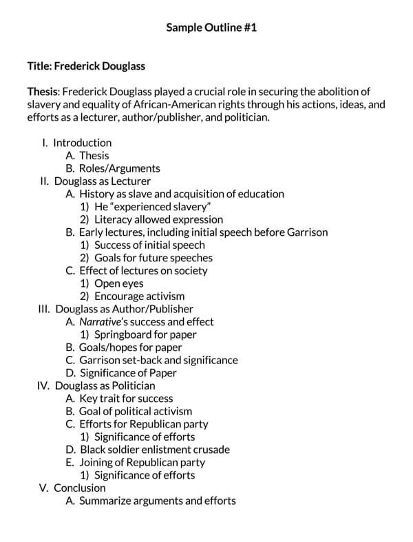 scholarly paper outline template