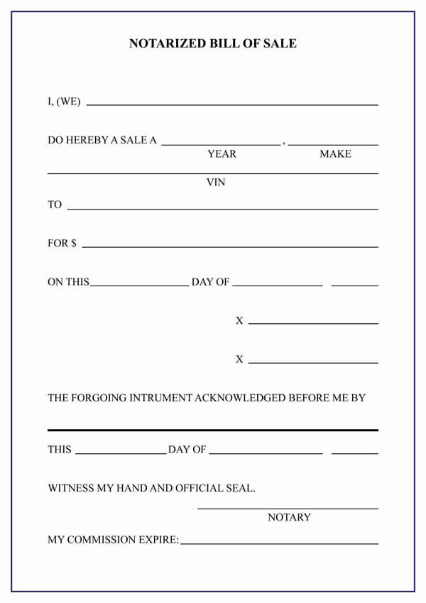 notary form